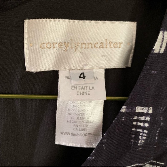 Anthropologie Corey Lynn Calter Painted Plaid Handkerchief Hem Dress EUC Size 4 - Picture 8 of 9